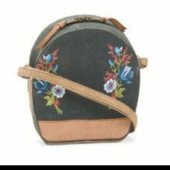MONA B. Denim Crossbody Bag - Picture 4 of 4
